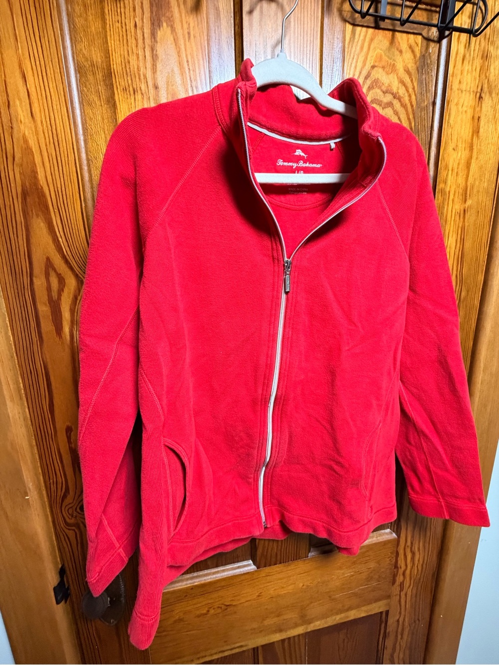 Tommy Bahama Women’s Red Full-Zip Jacket